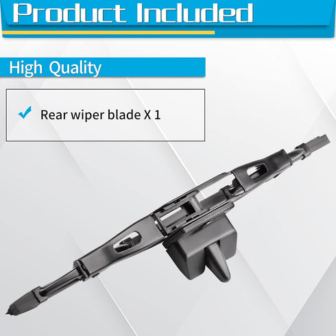 Rear Wiper Blade, Replacement for Toyota FJ Cruiser 2007-2017 - ZOFFI Rear Windshield Wiper Assembly Replacement - All Season Natural Rubber Clean...