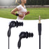 PUSOKEI Short Cord Waterproof Headphone, IP68 Waterproof Shortline in-Ear Tree Earplugs Waterproof Earphone Suitable Fit for Swimming Surfing Runn...