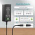 45W Universal 15V 13.5V 12V 9V 7.5V 6V 5V DC Power Supply, Switching AC Adapter Replacement Power Cord for LED Strip Lights Baby Monitor Security ...