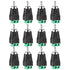 RCA Plugs for Speaker Wire, RCA to AV Screw Terminal Connector, Phono RCA Male Plug Solderless Converter Audio/Video Speaker Wire Connectors Solde...