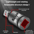 3 Pcs Universal Joint Swivel Socket Adapter Set,1/4",3/8"& 1/2"Drivers, Impact Universal Joint?U-Joint Drive Impact Grad Wobble Socket Wrench Set?...