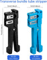 Fiber Optic Cutter Tool 45-163 and 45-165 Coax Cable Stripper Fiber Optical Buffer Tube Jacket Stripper coaxial cable crimper universal wire strip...