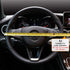 COFIT Breathable Steering Wheel Cover Microfiber Leather with Center Mark Design Universal Medium Size 14 1/2-15 Inch Black...