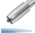 uxcell 3pcs Metric Hand Tap and Die Set, M12 x 1.5 Taper/Plug Thread Taps & Round Die, Hand Threading Tapping Tool Kit for Thread Repair...