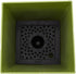 The HC Companies 8 Inch Aria Square Self Watering Planter - Plastic Plant Pot for Indoor Outdoor Plants Flowers Herbs, Glossy Green...