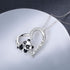 JUSTKIDSTOY Panda Necklace Gifts for Mother's Day 925 Sterling Silver Cute Animal Heart Pendant - I Love You Forever Jewelry for Women Daughter Pa...
