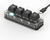 4-Key Cut Copy Paste Select-All Keyboard, Macro Keypad Ctrl A X C V HotSwap One Handed Mechanical Gaming Keyboard, Backlit OSU Keypad for Working ...