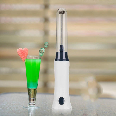 Rechargeable Eggbeater Handheld Stainless Milk Frother Foamer Blender Coffee Mixer with Charging Cable...