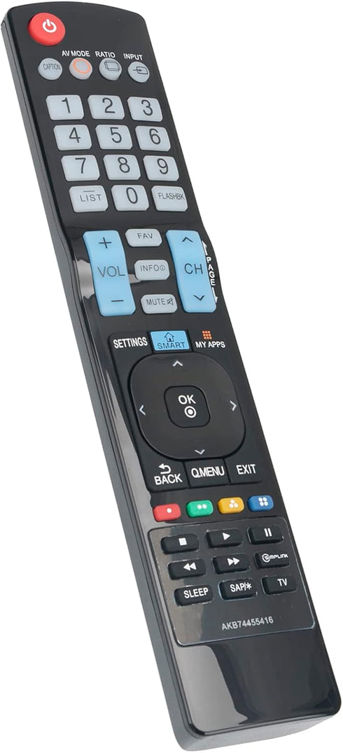 PERFASCIN AKB74455416 Replacement Remote Control Compatible with LG LED LCD TV 40LF6300 65LF6300 42LF6500 43LF6300 50LF6500 55LF6500 55LF6300 49LF...