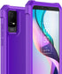 for TCL ION X Case/TCL 40 Z/TCL ION V Case with Screen Protector,TCL IONV Phone Case Frosted PC Back Soft Silicone Bumper Military Grade Full Body...