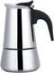 Stainless Steel Coffee Maker, Moka Pot Espresso Coffee Maker Stovetop Espresso Maker Portable Electric Heating Espresso Coffee Maker for Home Offi...