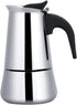 Stainless Steel Coffee Maker, Moka Pot Espresso Coffee Maker Stovetop Espresso Maker Portable Electric Heating Espresso Coffee Maker for Home Offi...