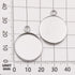 30 Pcs Fit 20mm Stainless Steel Round Blank Bezel Pendant Trays Base Cabochon Settings Charms for Jewelry Making (10166-20mm-30pcs)...