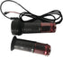 Style Universal Voltage Red Twist Throttle, 24V 36V 48V 3 Wire Twist Throttle Hand Grip for Electirc Scooter Bike, for E-Bike DIY Conversion Kit P...