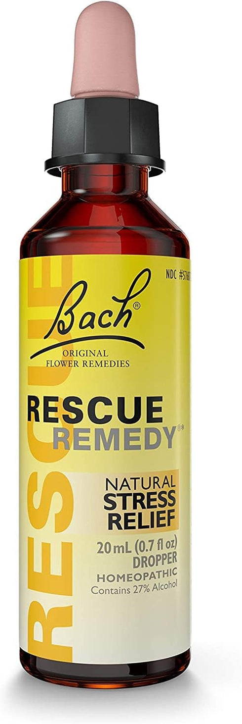 Bach Flower Remedies Rescue Remedy Natural Stress Relief - 0.7 fl oz...