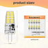 BAOMING G4 LED Bulb 12V JC Tybe, 20W/35W T3 G4 Halogen Equivalent, 6000K Daylight White, G4 Bi-Pin Base, No-Flicker 400LM, Chandelier Lighting/Lan...