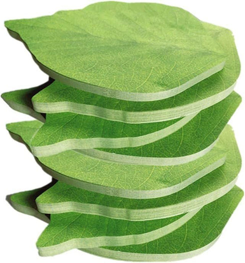 Leaf Sticky Note Pads Memo Pads Anti-forgetting Reminder Note DIY Decoration Home Wall/Photo Wall Decoration,50 Sheets/Pad,8 Pads,400 Pages in Tot...