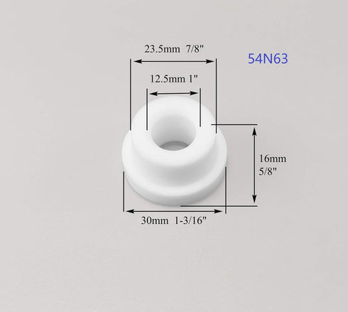 RIVERWELD TIG Large Diameter Gas Lens Collet Kit 45V116 (1/16") 45V64 (3/32") 995795 (1/8") Ceramic Cup 57N75 6# 3/8" 57N74 8# 1/2" 53N88#10 5/8" ...