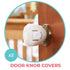 Toddleroo by North States Childproofing Starter Set 2 Door Knob Covers, 34 Plug Protectors, 10 Drawer & Cabinet Latches. Baby-Proof with Confidenc...