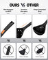Silicone Pasta Fork and Ladle Spoon Set, Large Non Stick Kitchen Utensils for Cooking,Stirring,One Piece Serving Spaghetti, Soup, Sauce (BLACK)...