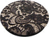vintage elegant girly french country beige black floral PopSockets PopGrip: Swappable Grip for Phones & Tablets PopSockets Adhesive PopGrip...