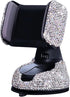 SUNCARACCL Bling Car Phone Holder, 360°Adjustable Universal Rhinestone Crystal Auto Phone Mount Stand Accessories for Windshield Dashboard and Air...