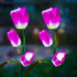 Solar Garden Outdoor Flower Light, Solar Powered Flower Lights Outdoor Stake Light, Decorative Landscape Lawn Yard Patio LED Flower Lights for Gar...