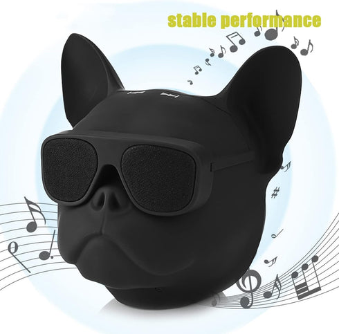 Tbest French Bulldog Speaker,Portable Dog Shaped Stereo Sound Music Player Bluetooth Speaker...