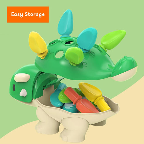 Toddler Montessori Toys Educational Dinosaur Game Learning Activities - Gifts for 6 9 12 18 Month Age 1 2 3 4 One Year Old Boy Girl Kid Birthday -...