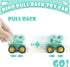 16Pcs Dinosaur Pull Back Cars Set for Kids Toddler, Bulk Mini Dinosaur Party Favors, Pinata Fillers, Goodie Bag Stuffers, Classroom Prizes,Dinosau...