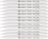 Air Erasable Fabric Marking Pen Disappearing Ink Makring Pen Fabric Marker Water Soluble Ink for Embroidery Cross Stitch Handicarft Needlework Qui...