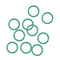 uxcell Fluorine Rubber O-Rings, 13mm OD 10mm ID 1.5mm Width FKM Seal Gasket for Machinery Plumbing, Green, Pack of 10...