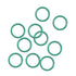 uxcell Fluorine Rubber O-Rings, 13mm OD 10mm ID 1.5mm Width FKM Seal Gasket for Machinery Plumbing, Green, Pack of 10...