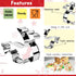 KAISHANE 3D Christmas Cookie Cutter 8 Piece Set Holiday Cookie Biscuit Cutter Set - Snowman Christmas Tree Reindeer and Sled for Kids Christmas Pa...