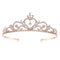 Lovelyshop Princess Rhinestone Wedding Tiara-Rose Gold...