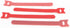 Pasow 50pcs Reusable Fastening Adjustable Cable Ties Wire Management (8 Inch, Red)...