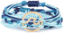 Handmade Wave Braided Wax Rope Adjustable Strand Bracelet Set Waterproof Charm Stretch Knot String Thread Bracelets Simple Life PursuitFriendship ...