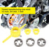Akozon NPT Die Set Thread Maker PVC Thread Tool Maker Pipe Round Die Set Pipe Threader Plumbing Manual Hand Tool...