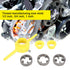 Pipe Threader Plumbing Tools Alloy + Plastic PVC Thread Tool Maker Pipe Npt Round Die Set Pipe Threader Plumbing Manual Hand Tool...