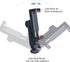 Phone Tripod Mount with Remote Controller, New Universal Smartphone Mount Adapter with Cold Shoe, 360° Rotates Cell Phone Clip Clamp Holder, Compa...