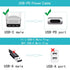 Type-C to DC Power Cable - 3ft 9V USB-C Plug to DC 5.5 x 2.1mm Male Charging Cable, USB-PD Power Bank to Power Any 9 Volts Device,with DC Converte...