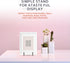 LIONWEI LIONWELI Black Decorative Plate Stand Holder Picture Frame Stand Easel Display Stand...