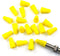 Yellow Presta Valve Stem Caps for Bike Plastic Tire Valve Caps Air Dust Stem Covers-Used on Presta/French Valves for Bicycle, MTB Mountain, Road B...