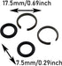 10pcs 1/2" Impact Wrench Retaining Socket Rings with O-ring For Electric Wrench and Air Wrench...