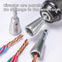 PACK 3 Wire Twisting Tool Wire Connector, 2024 New Wire Twisting Tool Wire Stripper Tool Wire Twister Tool for Drill, Wire Stripping and Twisting ...