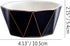 Paper Clip Holder With Gold Line Geometric Ceramic Paper Clip Dispenser for Desk Cute Paper Clip Organizer Office Binder Clip Holder (Black-1)...