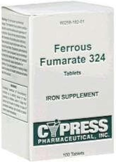 Ferrous Fumarate 324 Tablets, Boxed, 100ct...
