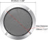 uxcell 4pcs 4" Speaker Grill Mesh Decorative Circle Woofer Guard Protector Cover Accessories Silver...
