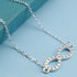 Boho Rhinestone Infinity Ankle Bracelet Infinity Endless Love Anklet Bracelet Lucky Number 8 Chain Anklet Silver Crystal Infinity Anklet Foot Chai...