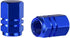 EBOOT 8 Pieces Tire Stem Valve Caps Wheel Valve Covers Car Dustproof Tire Cap, Hexagon Shape (Blue)...